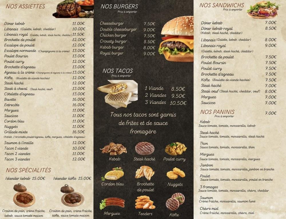 Restaurant DENIECOURT - Menu Image 1